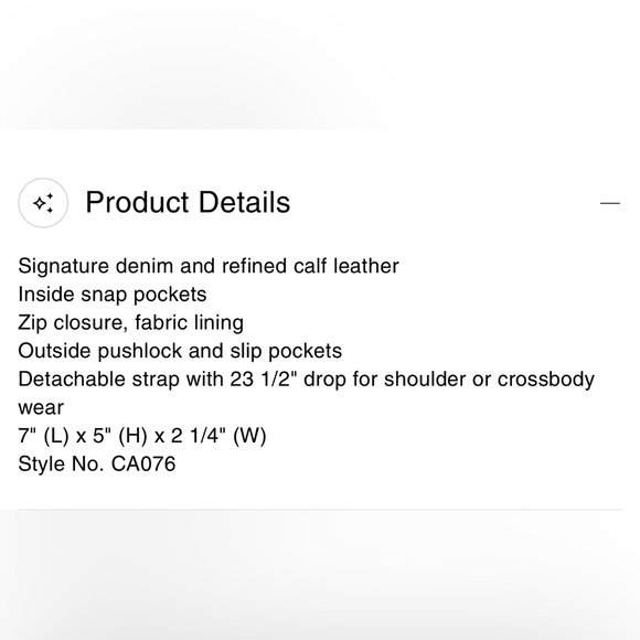 Coach studio camera bag 18 in signature wash denim - Picture 5 of 16